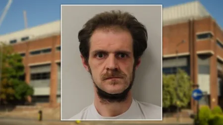 Adam Baillie, 39, from Harrow, kidnapped the girl and took her to his home on April 19 2024 (Picture: Met Police/Getty)