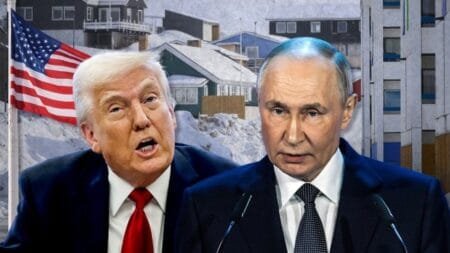 Russian President Vladimir Putin (left) addressed US President Donald Trump’s (right) interest in acquiring Greenland (Pictures: Reuters/AP/Getty Images)