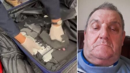 William Eastment says he has no idea how the class A drug ended up in his suitcase (Picture: Facebook)