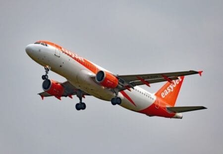 The easyJet flight from Tenerife to Liverpool was forced to make an emergency landing in the north of Spain (Picture: PA Wire)