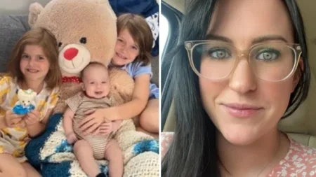 Tranyelle Harshman (right) shot her four young daughters (left) before turning the gun on herself (Picture: Facebook)