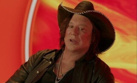 Mickey Rourke was candid about the true reason he joined Celebrity Big Brother (Picture: ITV)