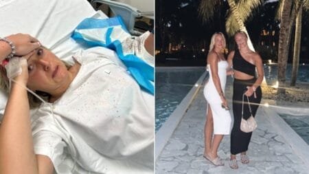 Rachel almost lost her hand in the shark attack in Montego Bay, Jamaica (Picture: SWNS)