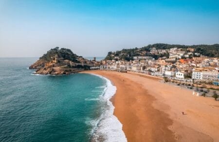 His car was found abandoned at a viewpoint over Tossa de Mar (Picture: Sergi Reboredo/VW Pics/Universal Images Group via Getty Images)