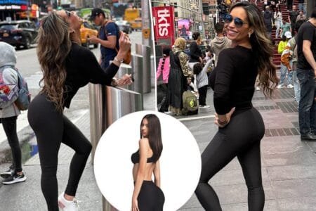 Skims bills its padded pants as a “butt lift in a legging.”Astra
