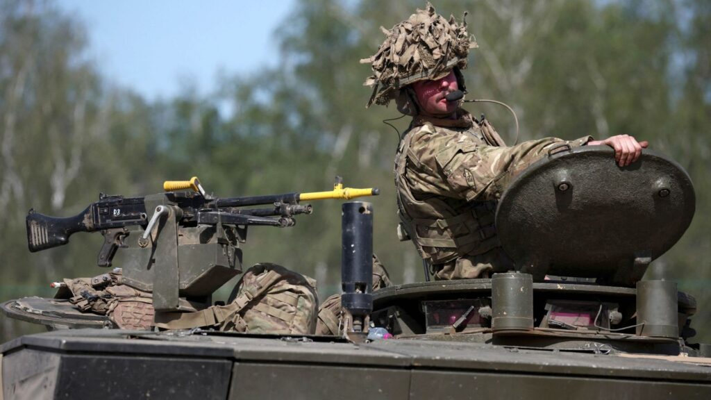 The UK needs to prepare for a potential war in the UK. Pic: Reuters