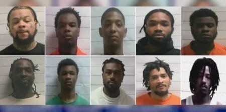 The ten inmates that escaped from a New Orleans jail on Friday, May 16, 2025.