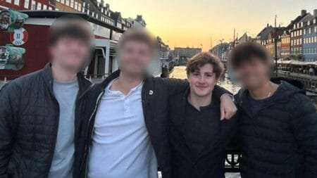Owen Ray smiles in an undated photograph. Ray and his friend were arrested in Copenhagen Airport after an alleged dispute with an Uber driver while traveling for spring break. (Courtesy of the Ray Family)